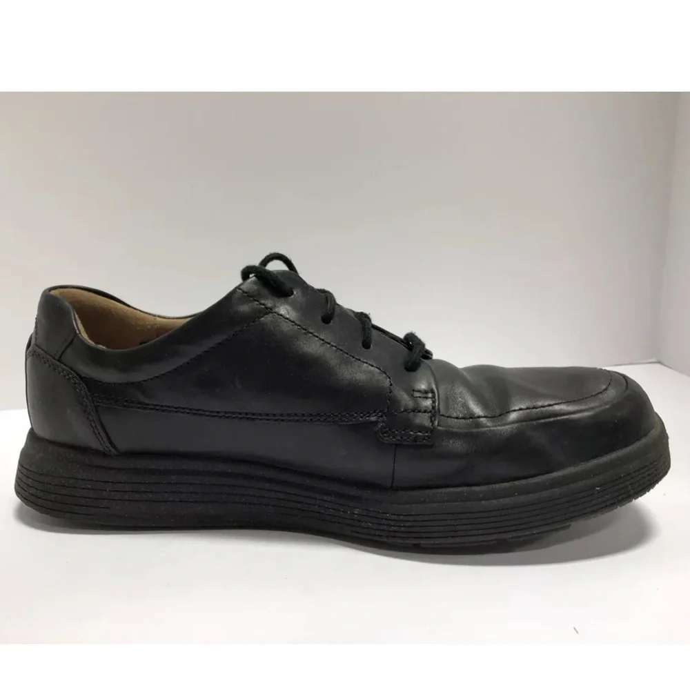 Clark’s Men’s Un Tailor Tie Oxford Dress Shoes Black, Size 12 M.